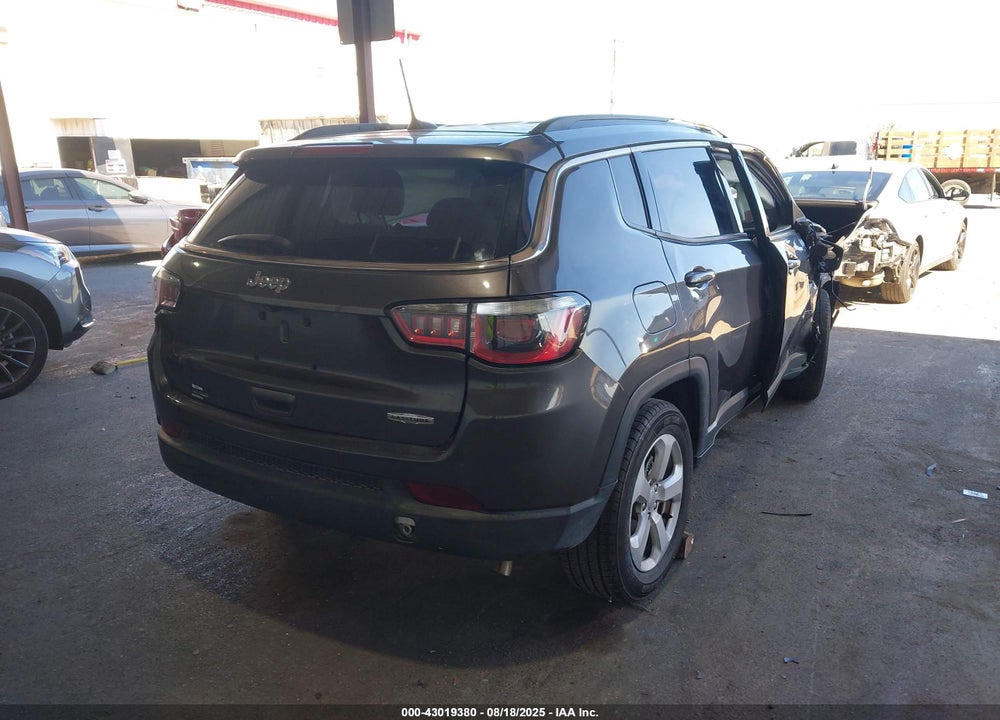2017 JEEP NEW COMPASS LATITUDE FWD VIN: 3C4NJCBB1HT658797