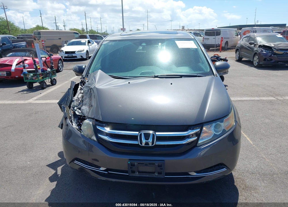 2015 HONDA ODYSSEY EX-L VIN: 5FNRL5H66FB055244