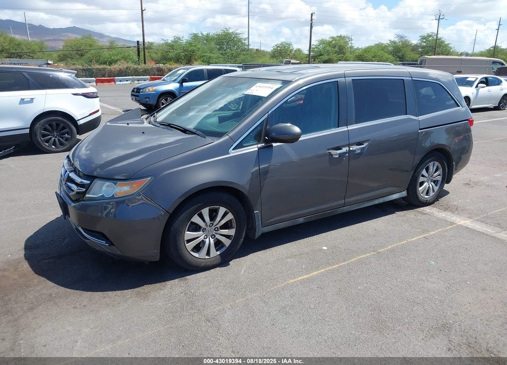 2015 HONDA ODYSSEY EX-L VIN: 5FNRL5H66FB055244
