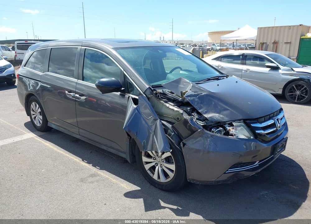 2015 HONDA ODYSSEY EX-L VIN: 5FNRL5H66FB055244