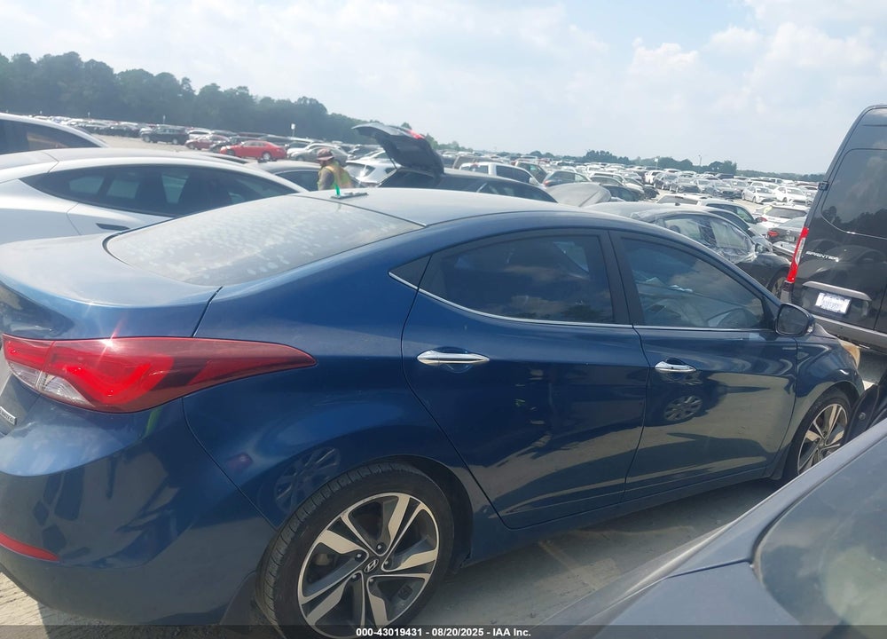 2014 HYUNDAI ELANTRA VIN: KMHDH4AE7EU057318
