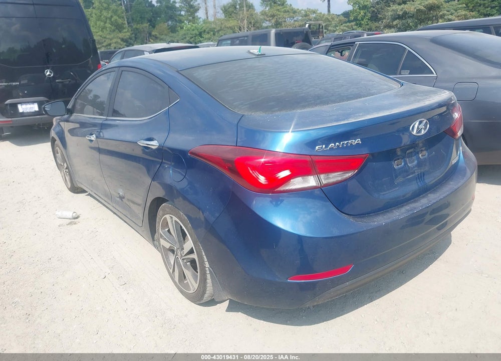 2014 HYUNDAI ELANTRA VIN: KMHDH4AE7EU057318