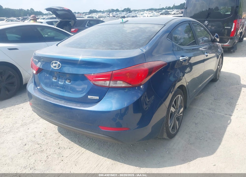 2014 HYUNDAI ELANTRA VIN: KMHDH4AE7EU057318