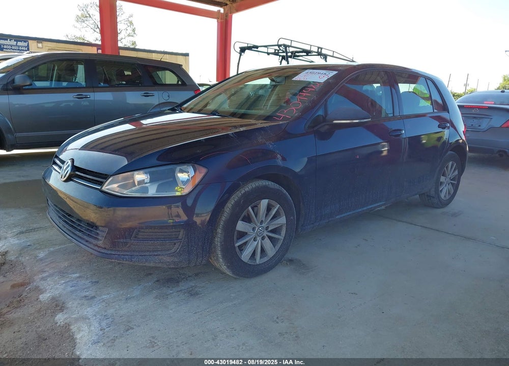 2017 VOLKSWAGEN GOLF VIN: 3VW217AU8HM035892