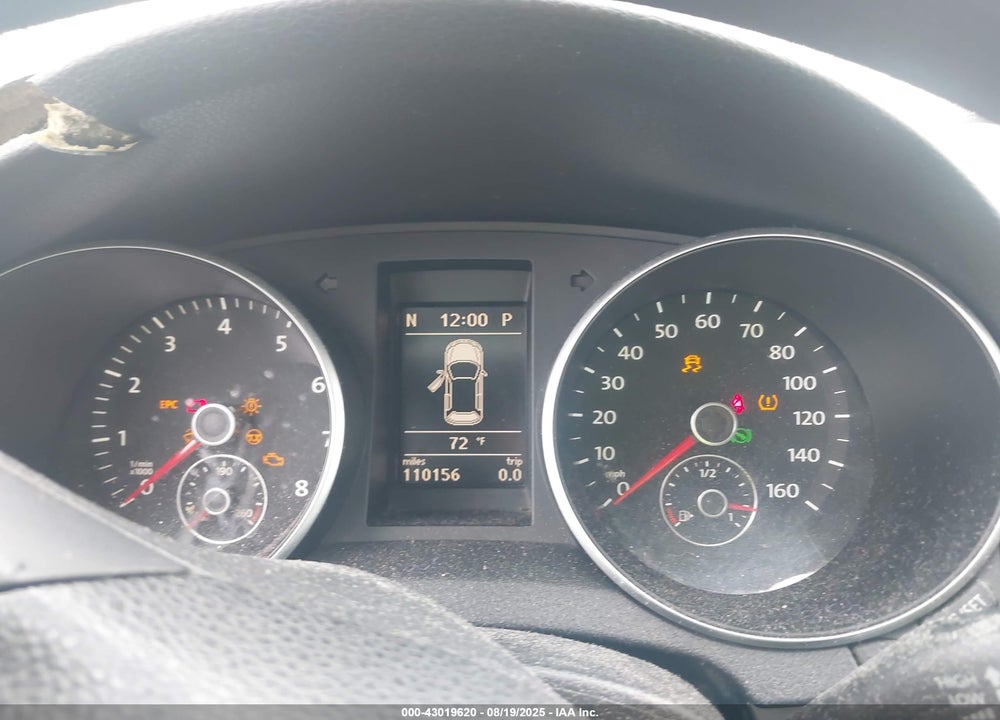 2012 VOLKSWAGEN GOLF VIN: WVWDB7AJ5CW318144