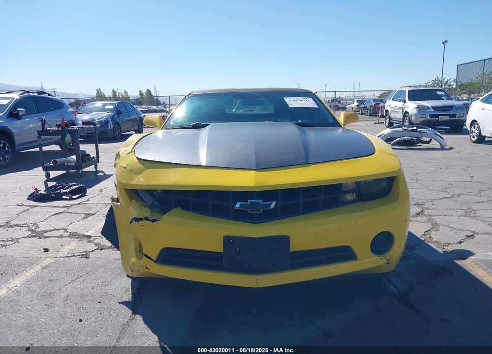 2013 CHEVROLET CAMARO 2LS VIN: 2G1FA1E3XD9186361