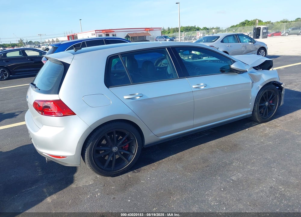2017 VOLKSWAGEN GOLF VIN: 3VW547AU4HM054136