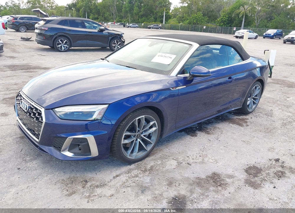 2023 AUDI A5 CABRIOLET PREMIUM 45 TFSI S LINE QUATTRO S TRONIC VIN: WAU3AGF57PN004336