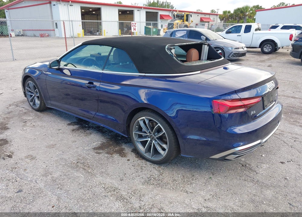 2023 AUDI A5 CABRIOLET PREMIUM 45 TFSI S LINE QUATTRO S TRONIC VIN: WAU3AGF57PN004336