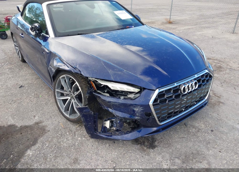 2023 AUDI A5 CABRIOLET PREMIUM 45 TFSI S LINE QUATTRO S TRONIC VIN: WAU3AGF57PN004336