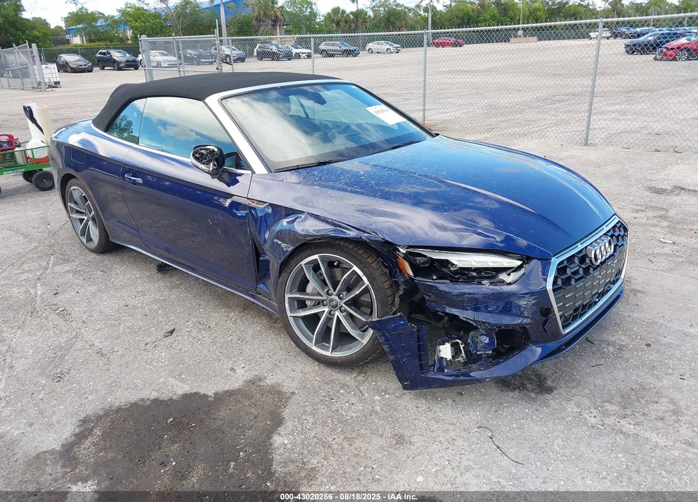 2023 AUDI A5 CABRIOLET PREMIUM 45 TFSI S LINE QUATTRO S TRONIC VIN: WAU3AGF57PN004336