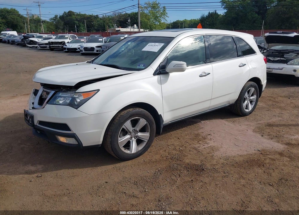 2011 ACURA MDX VIN: 2HNYD2H61BH506182
