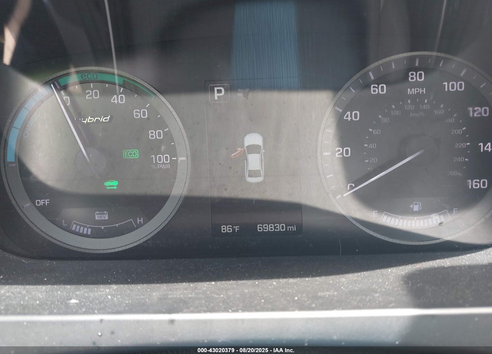 2017 HYUNDAI SONATA HYBRID SE VIN: KMHE24L18HA055941