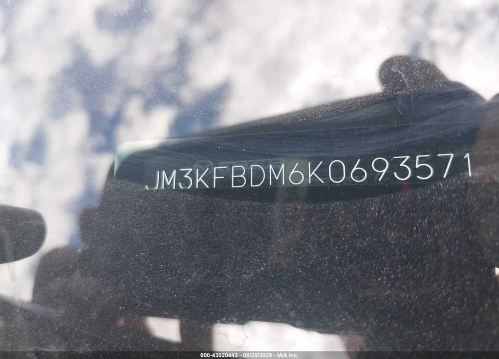 2019 MAZDA CX-5 VIN: JM3KFBDM6K0693571