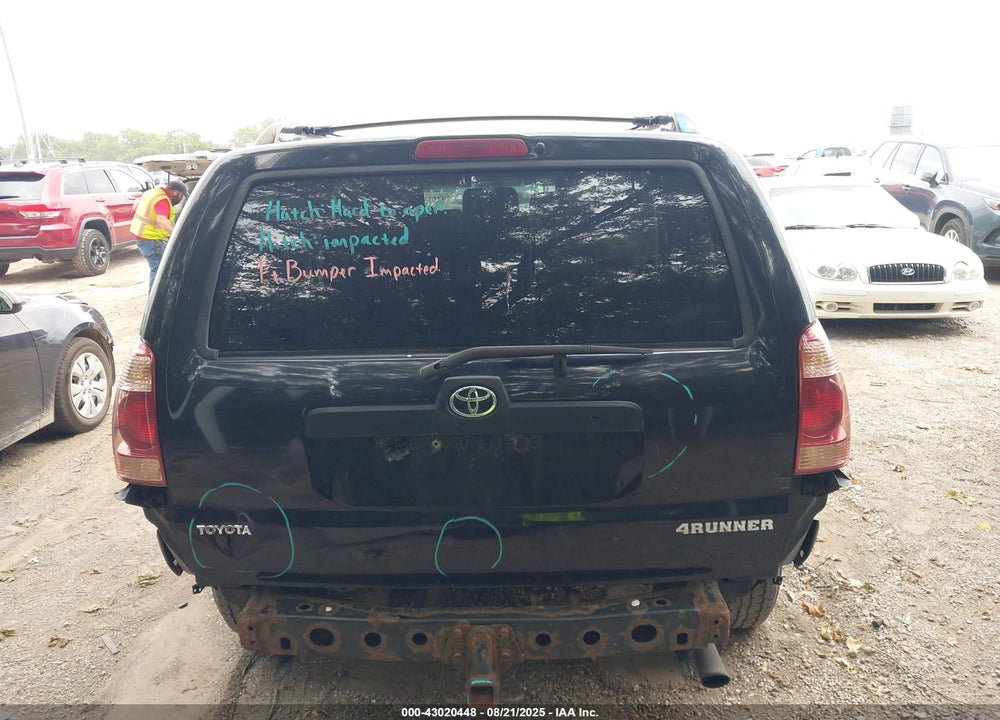 2005 TOYOTA 4RUNNER SR5 V6 VIN: JTEBU14R250069223