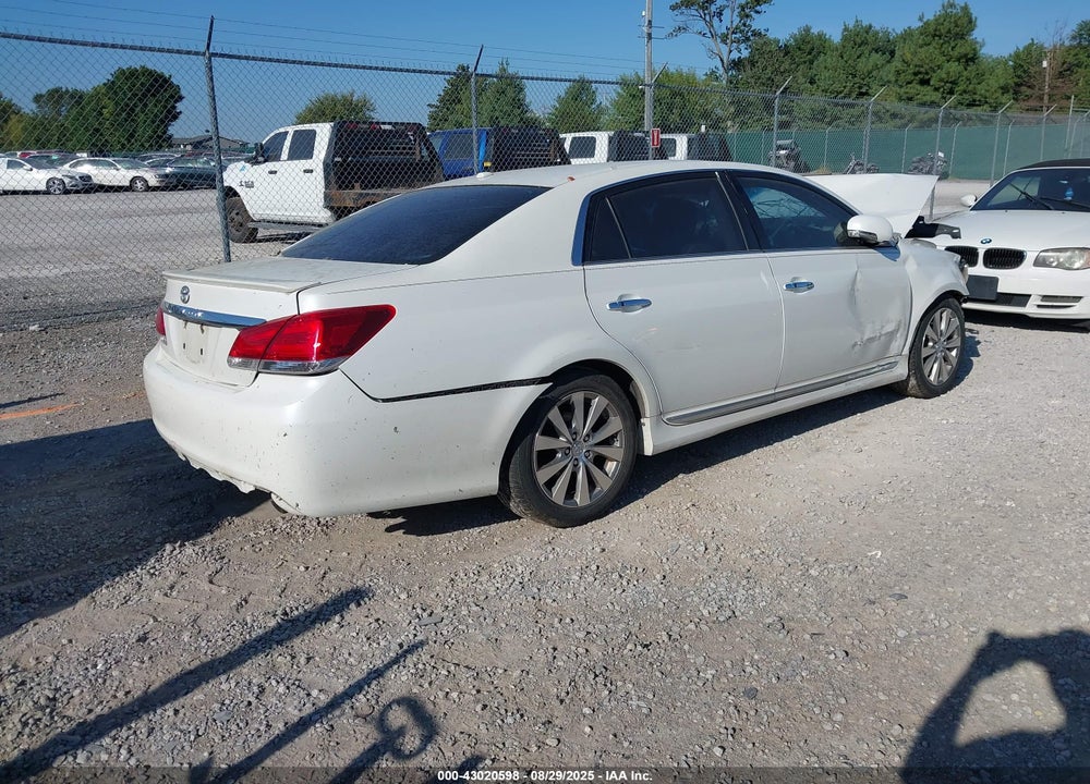 2011 TOYOTA AVALON LIMITED VIN: 4T1BK3DB7BU416179