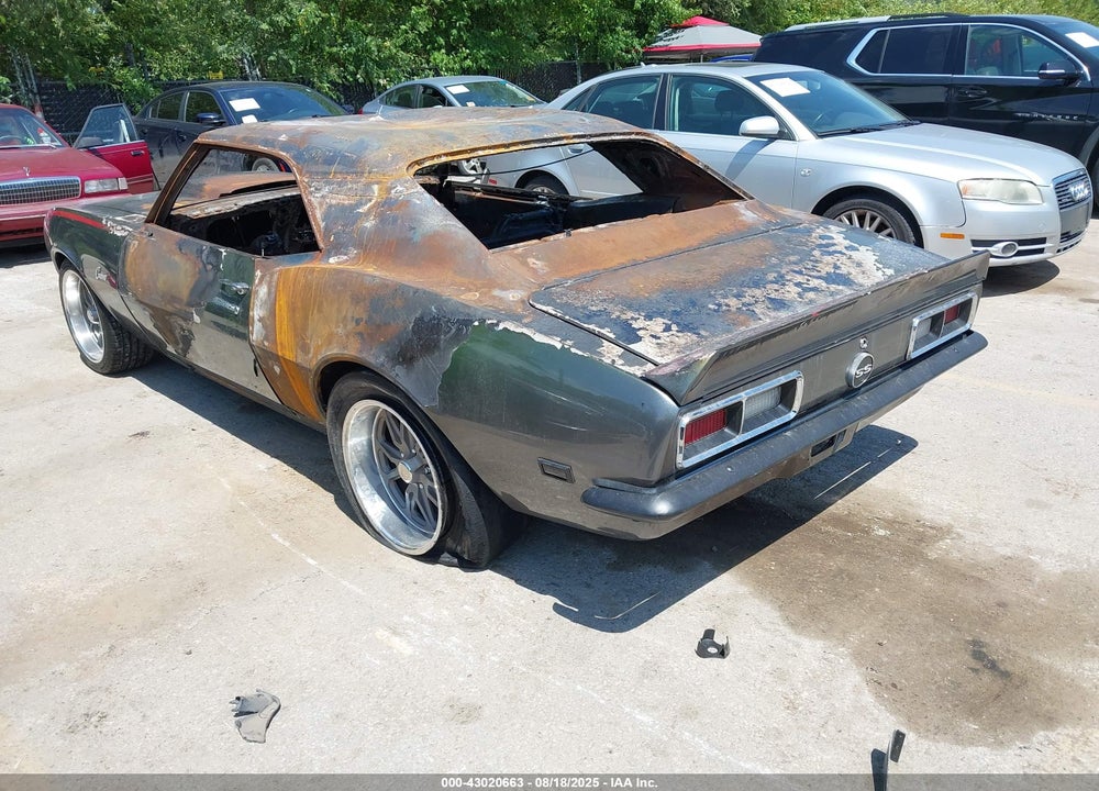 1968 CHEVROLET CAMARO VIN: 00000124378N79762