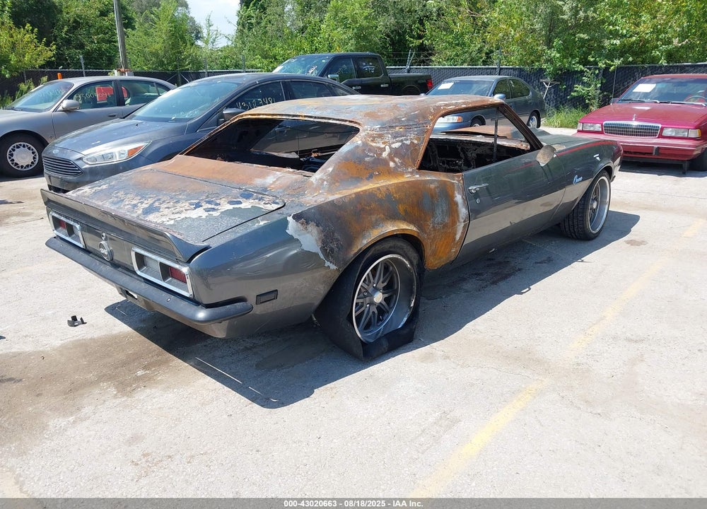1968 CHEVROLET CAMARO VIN: 00000124378N79762