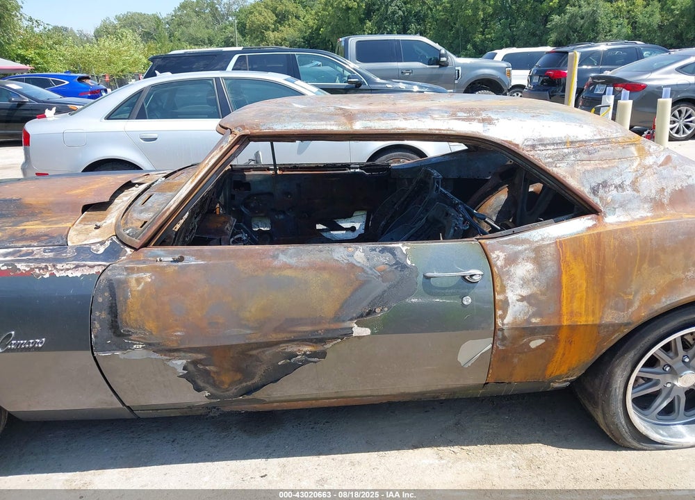 1968 CHEVROLET CAMARO VIN: 00000124378N79762
