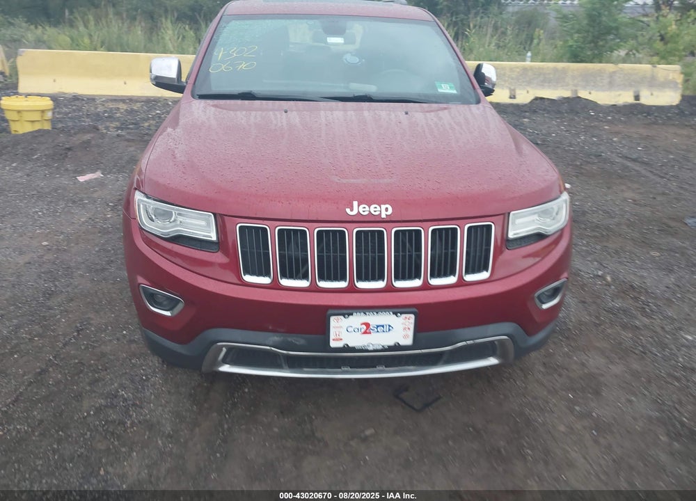 2014 JEEP GRAND CHEROKEE VIN: 1C4RJFBG1EC516049