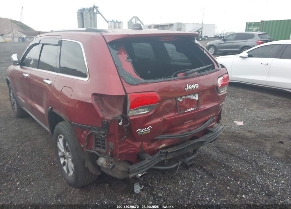 2014 JEEP GRAND CHEROKEE VIN: 1C4RJFBG1EC516049
