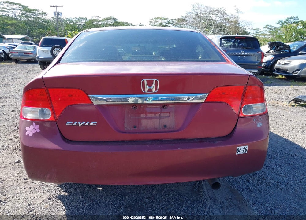 2009 HONDA CIVIC VIN: 19XFA16559E000967