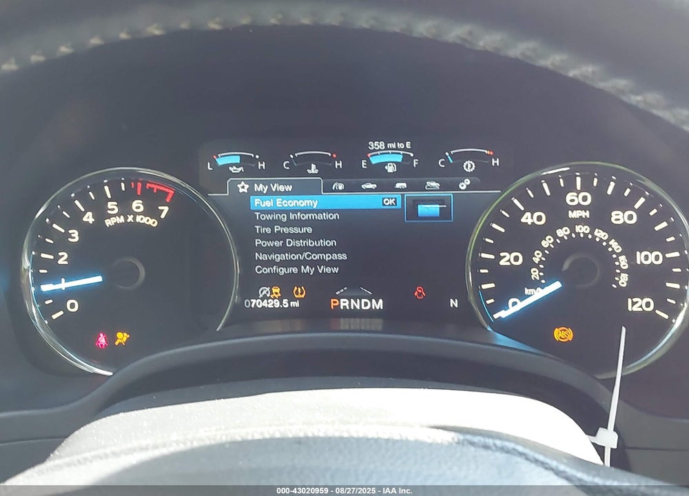 2020 FORD F-150 LARIAT VIN: 1FTEW1E4XLKD14351