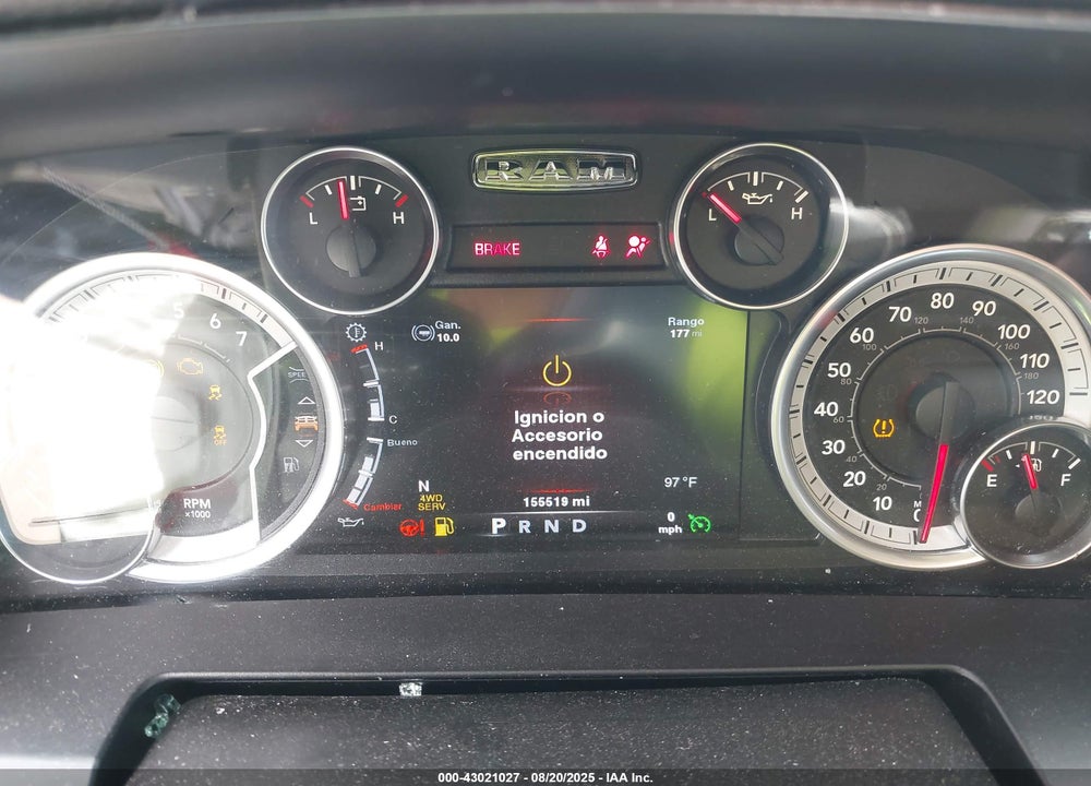 2013 RAM 1500 VIN: 1C6RR7HT4DS721668