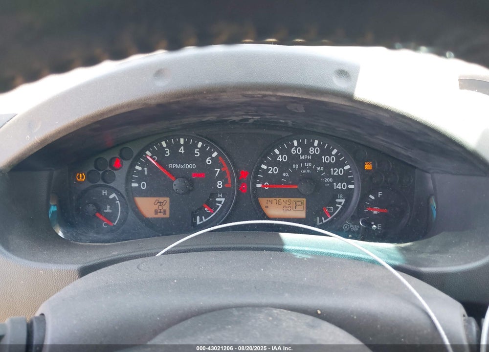 2008 NISSAN XTERRA OFF ROAD/S/SE VIN: 5N1AN08W18C501497