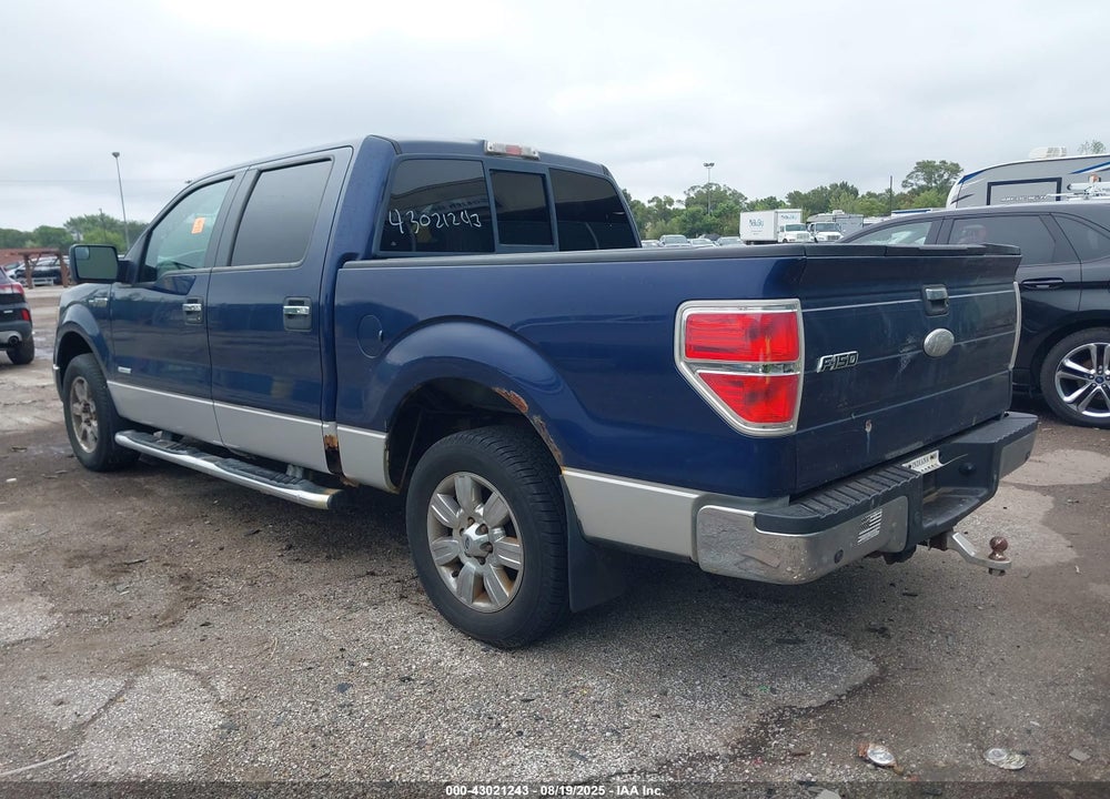 2011 FORD F-150 XLT VIN: 1FTFW1CT9BKD64641