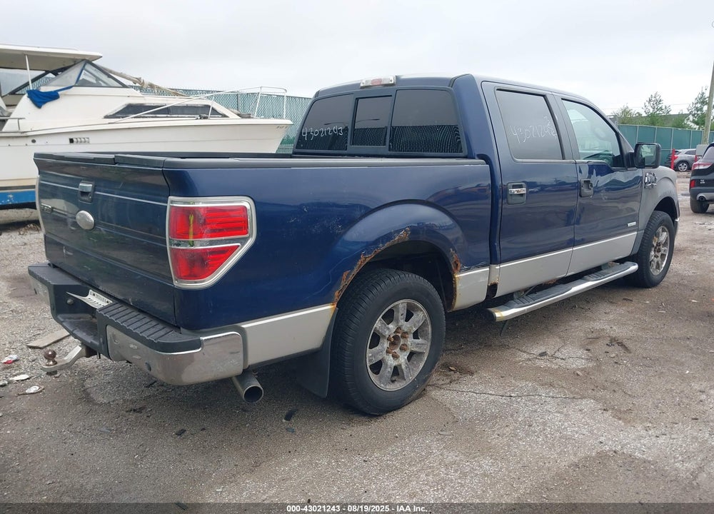 2011 FORD F-150 XLT VIN: 1FTFW1CT9BKD64641
