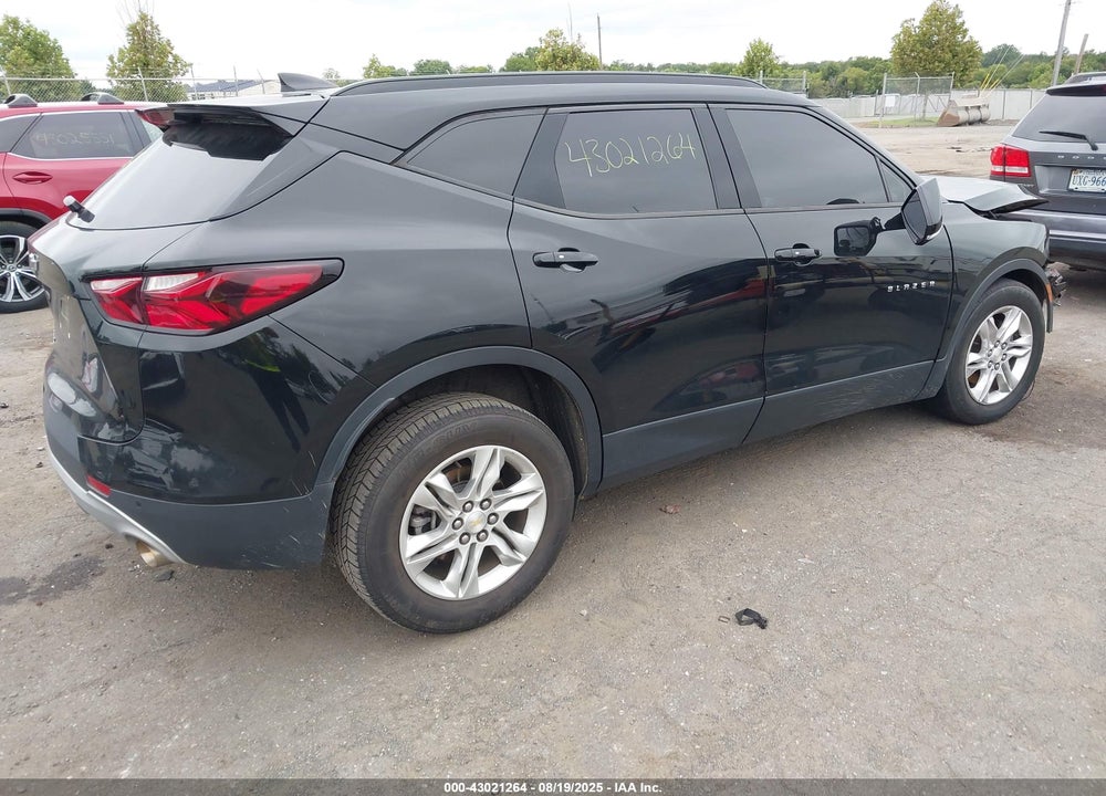 2020 CHEVROLET BLAZER VIN: 3GNKBBRA0LS627263