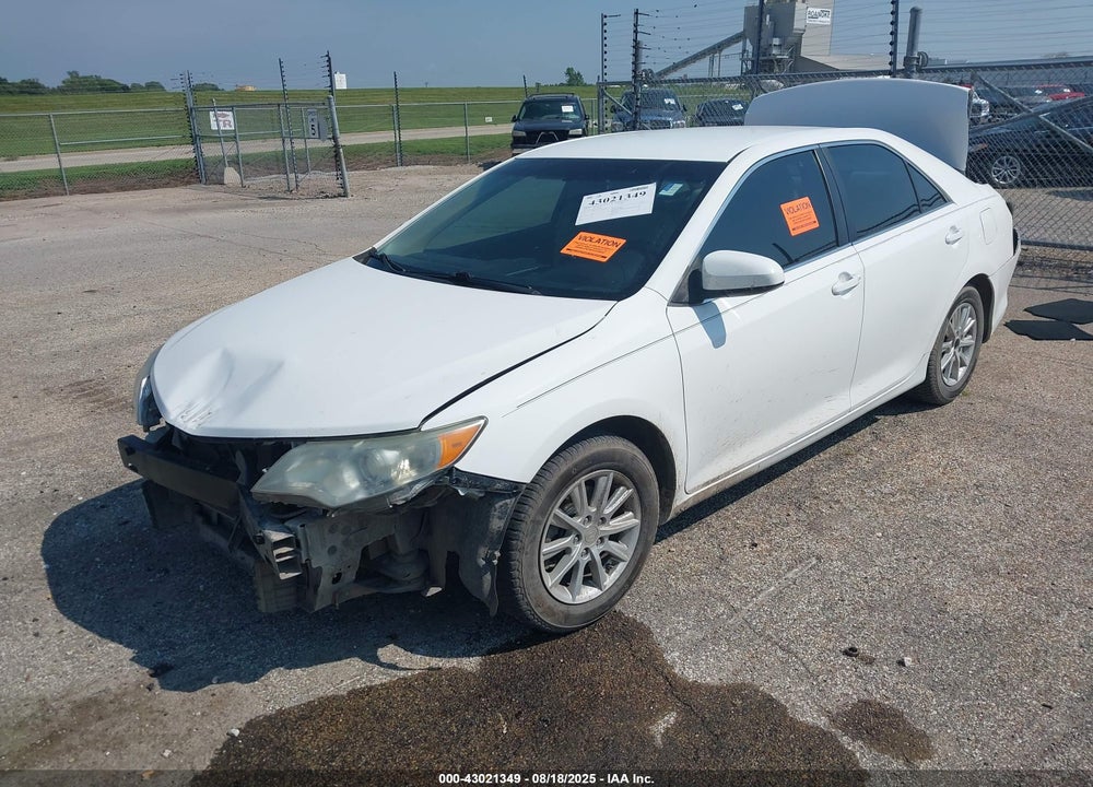 2012 TOYOTA CAMRY VIN: 4T1BF1FK2CU630231