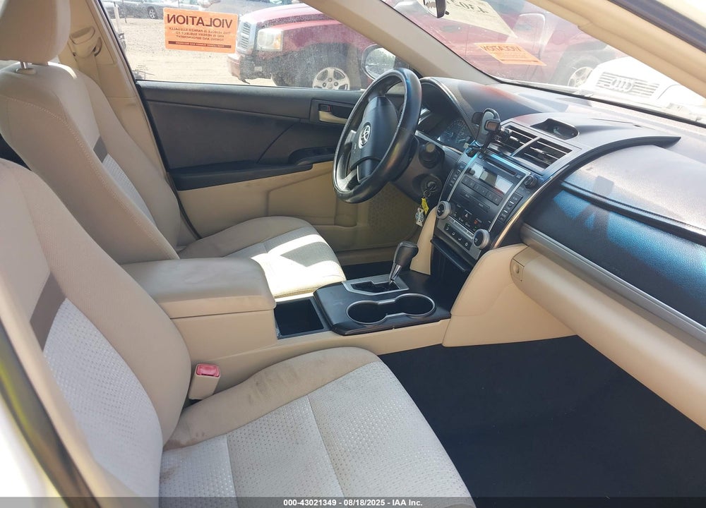 2012 TOYOTA CAMRY VIN: 4T1BF1FK2CU630231