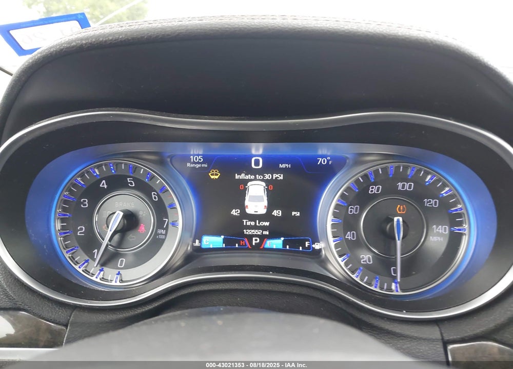2016 CHRYSLER 300 VIN: 2C3CCAEG5GH358107