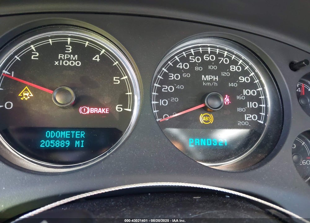 2007 CHEVROLET TAHOE VIN: 1GNFC13J37R308904