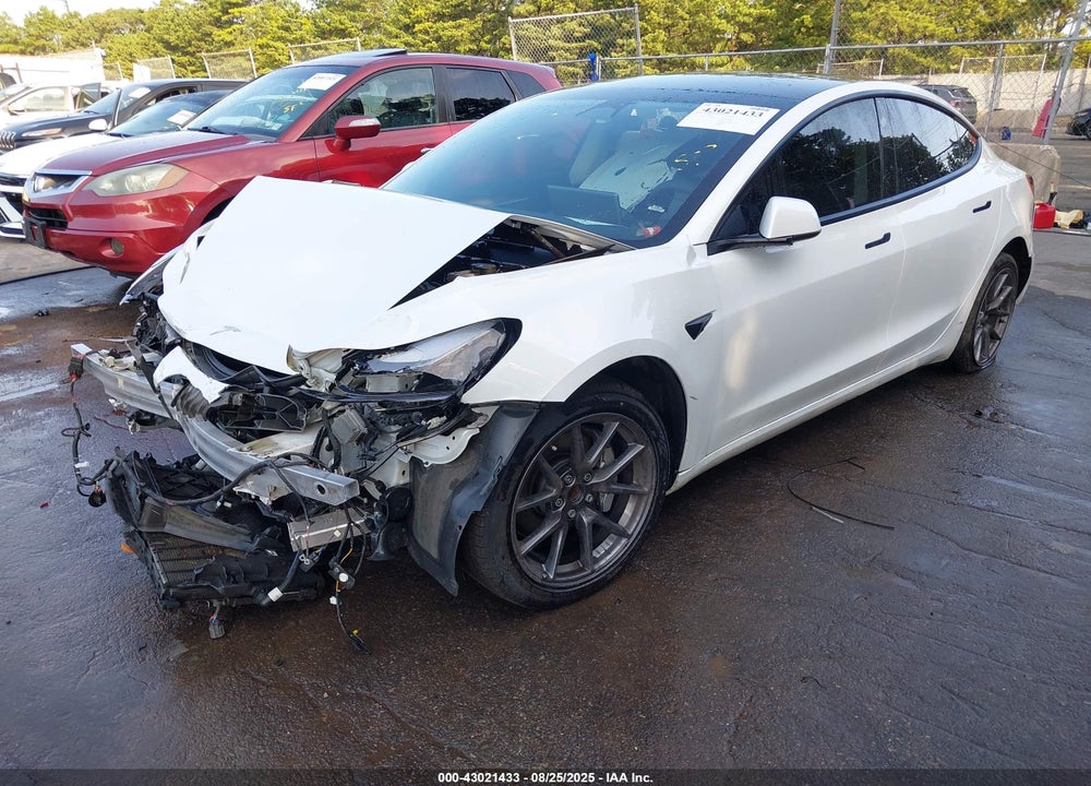 2022 TESLA MODEL 3 VIN: 5YJ3E1EA1NF323603