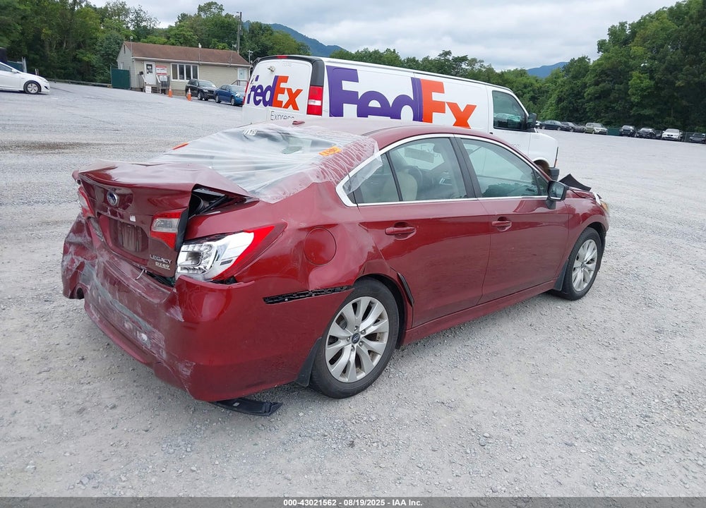 2015 SUBARU LEGACY VIN: 4S3BNAE60F3005557