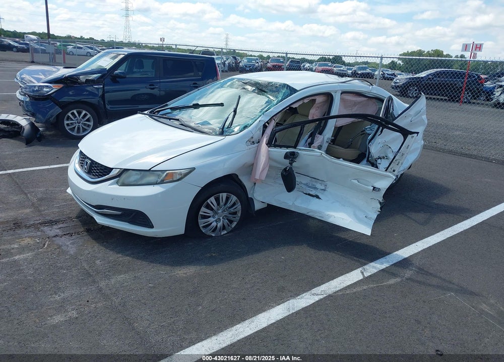 2014 HONDA CIVIC VIN: 19XFB2F51EE002826