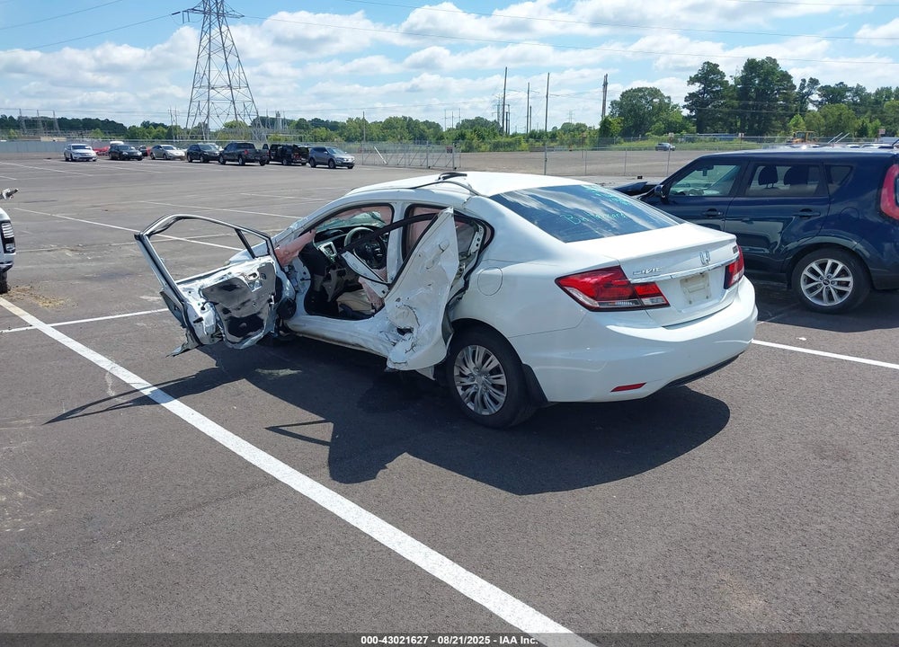 2014 HONDA CIVIC VIN: 19XFB2F51EE002826