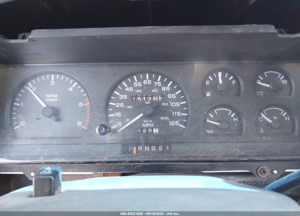 1992 DODGE DAKOTA VIN: 1B7GL23Y2NS520540