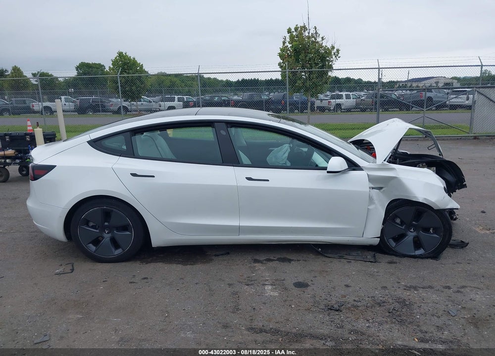 2022 TESLA MODEL 3 VIN: 5YJ3E1EB7NF179869