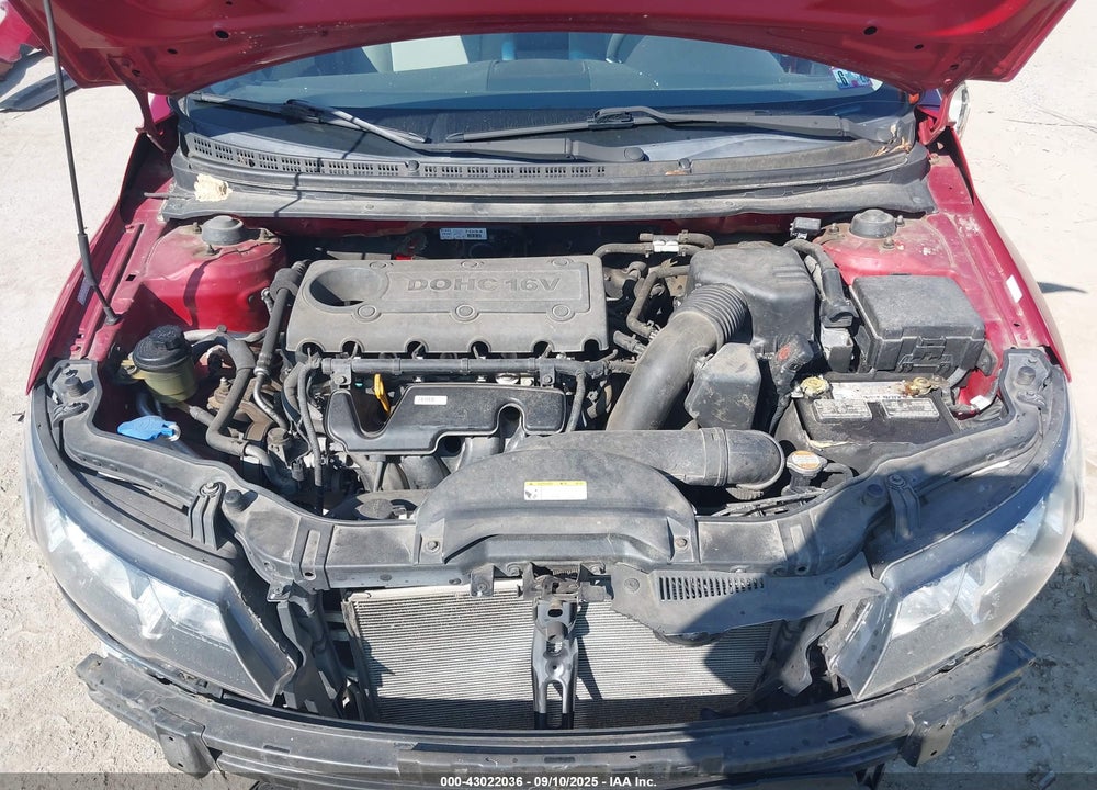 2010 KIA FORTE EX VIN: KNAFU4A25A5124983