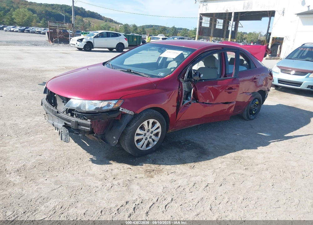2010 KIA FORTE EX VIN: KNAFU4A25A5124983