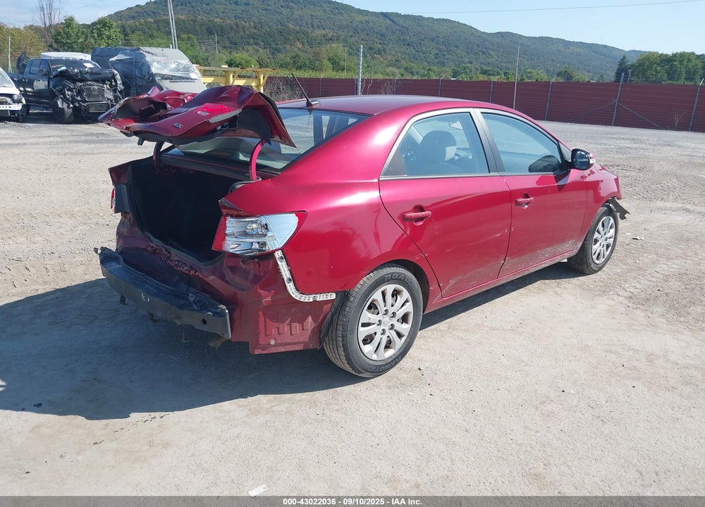 2010 KIA FORTE EX VIN: KNAFU4A25A5124983