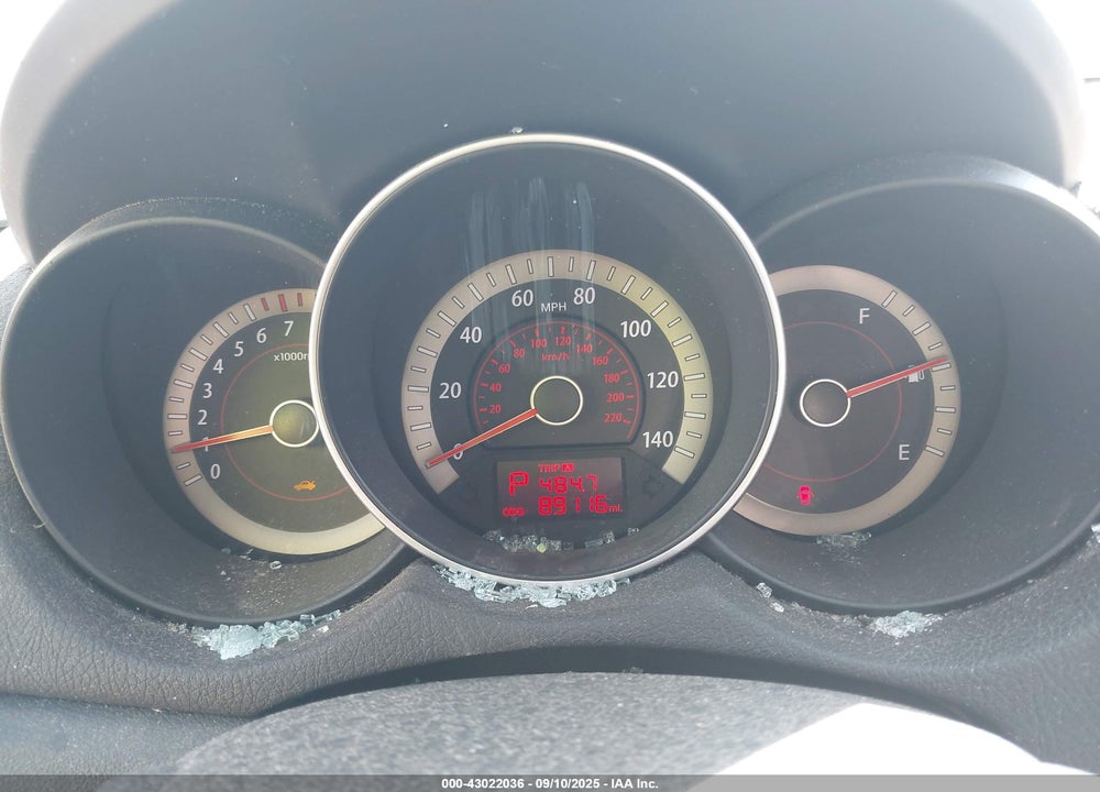 2010 KIA FORTE EX VIN: KNAFU4A25A5124983
