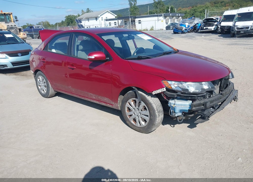 2010 KIA FORTE EX VIN: KNAFU4A25A5124983