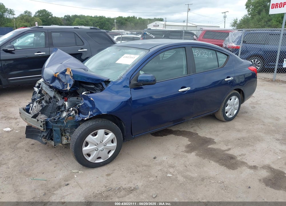 2012 NISSAN VERSA VIN: 3N1CN7AP9CL917306