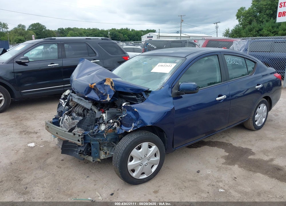 2012 NISSAN VERSA VIN: 3N1CN7AP9CL917306