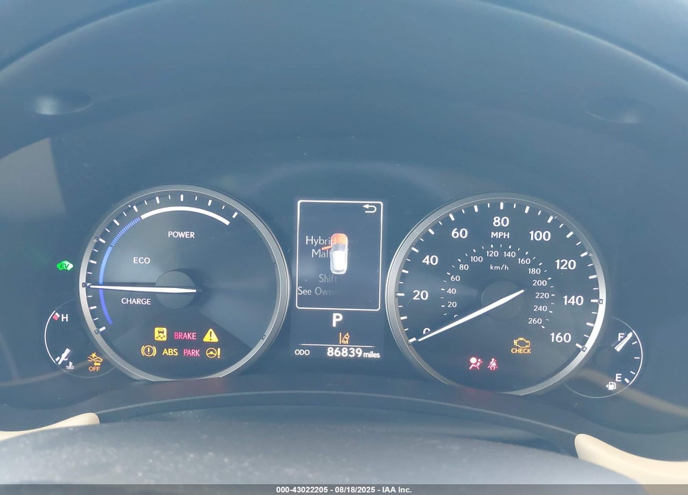2019 LEXUS NX 300H VIN: JTJBJRBZ7K2123627